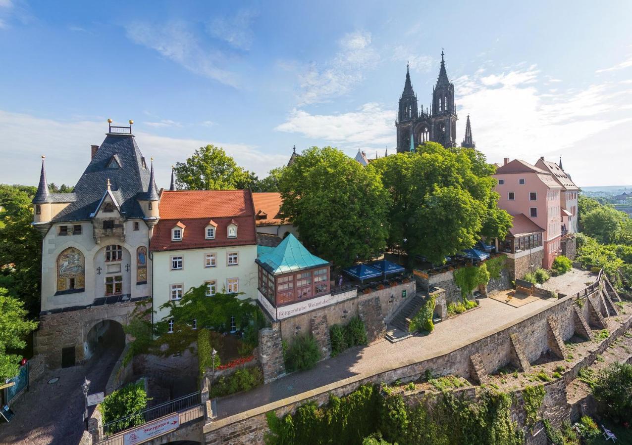 Romantik Hotel Burgkeller Residenz Kerstinghaus Meißen Exterior foto